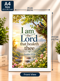 Bible Verse Frame, Exodus 15:26 A4 – I Am the Lord That Healeth Thee