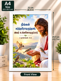 Tamil Bible Verse Frame, 2 Chronicles 15:2 A4 – 2 நாளாகமம்