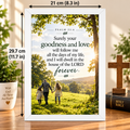 Bible Verse Frame, Psalm 23:6 A4 – Goodness and Love