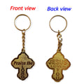 Bible Verse Key Chain | Golden Metal Key Chain | Double Side Bible Verses