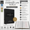 The Everyday Life Bible Large Print Black Leatherluxe: The Power of God's Word for Everyday Living - Leather