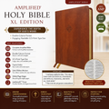 Amplified Holy Bible, XL Edition, Leathersoft, Brown