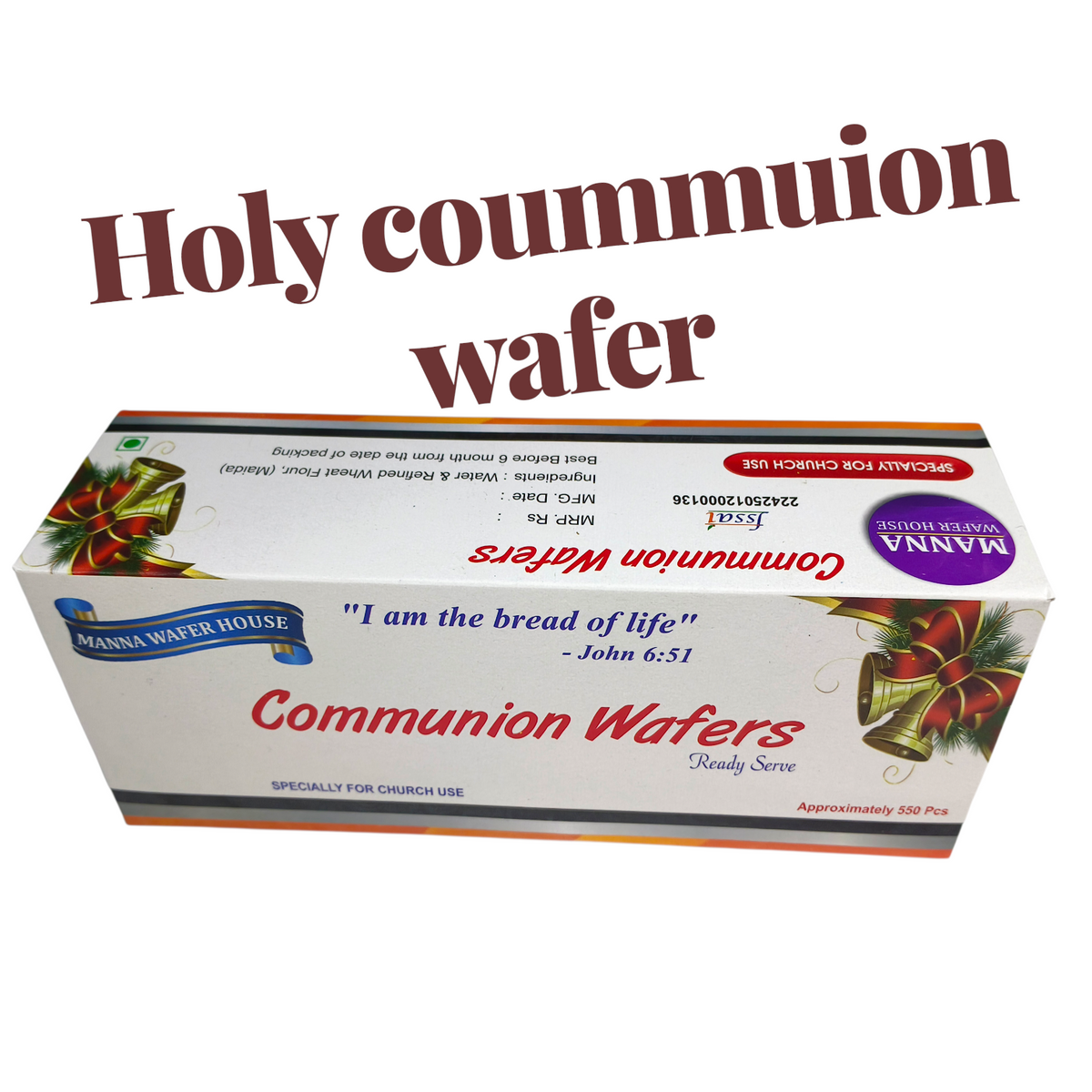 Complete Church Communion Set - Juice & Wafers