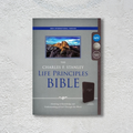 NIV Charles F. Stanley Life Principles Bible – Black Leathersoft, Comfort Print