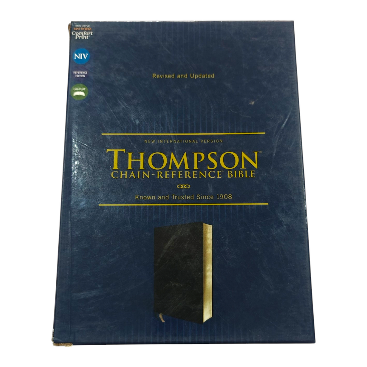 NIV Thompson Chain-Reference Bible - Black European Bonded Leather (New International Version)