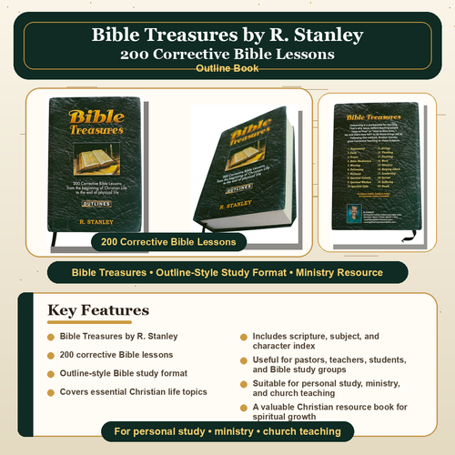 Bible Treasures: 200 Corrective Bible Lessons (Outlines) by R. Stanley – Hardcover